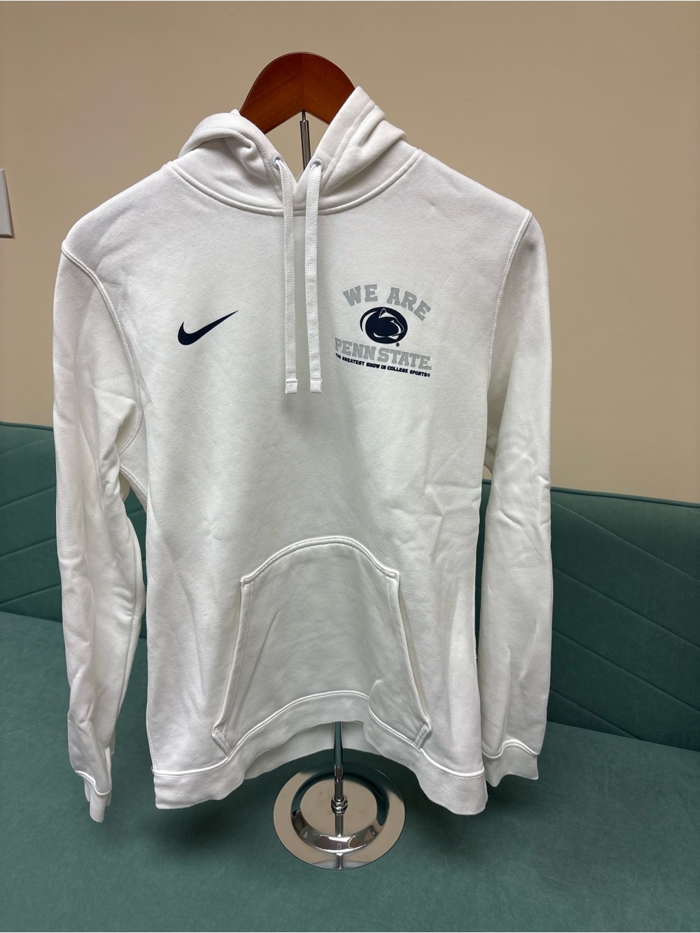 Nike Men’s White Penn State 'We Are' Crewneck Hoodie